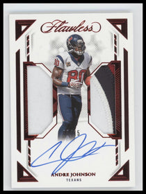 2023 Panini Flawless Red #/25 Andre Johnson #DPA-AJO