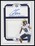 2025 Panini National Treasures Collegiate Blue Colston Loveland #/49 Auto #117