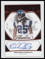 2025 Panini Flawless All-Pro Ink Ruby Richard Sherman #/15 Auto #API-RSN
