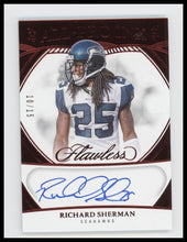 2025 Panini Flawless All-Pro Ink Ruby Richard Sherman #/15 Auto #API-RSN
