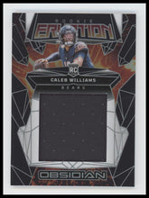 2024 Panini Obsidian Rookie Eruption Materials Contra Caleb Williams #ERM-CWS
