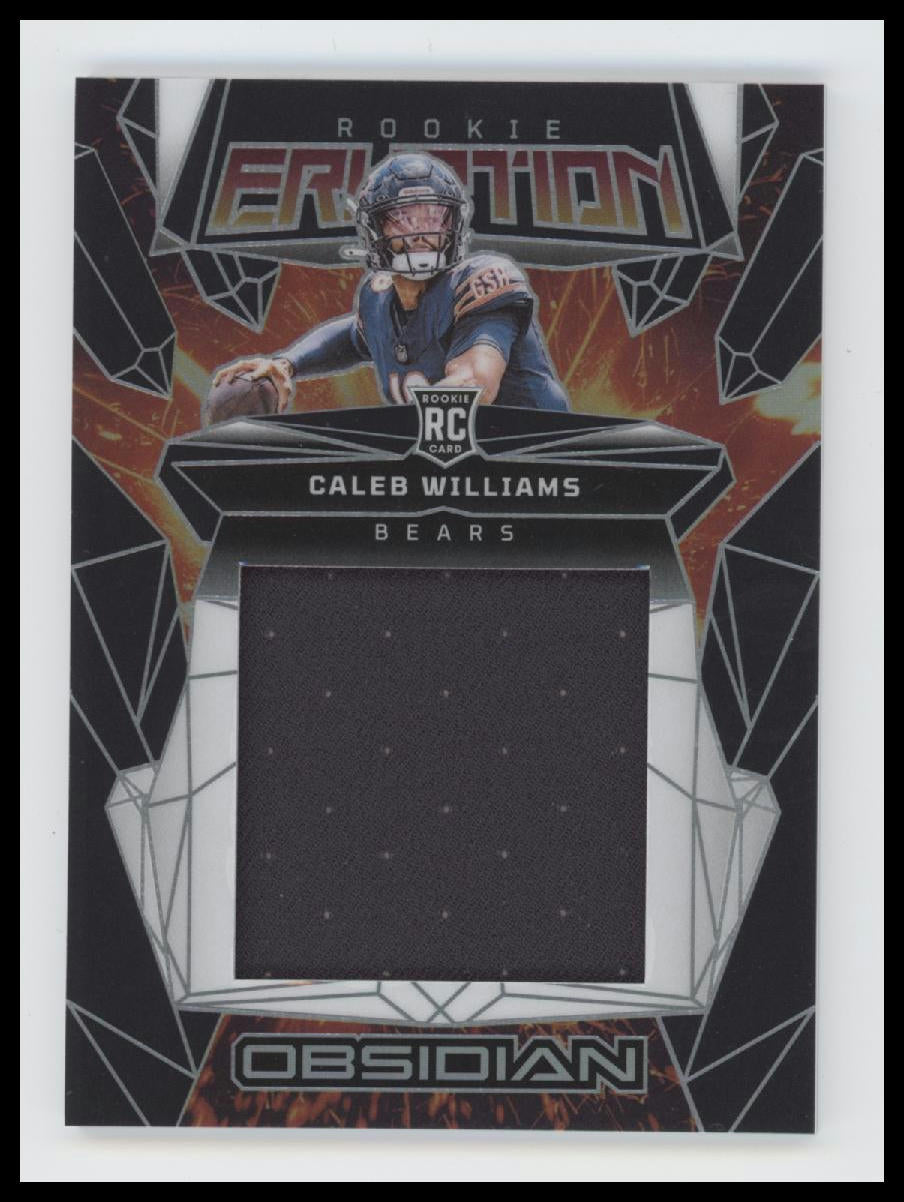 2024 Panini Obsidian Rookie Eruption Materials Contra Caleb Williams #ERM-CWS