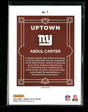 2025 Donruss Optic Uptown Abdul Carter #1