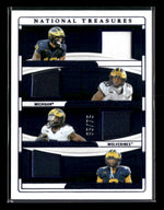 2024 Panini National Treasures Materials Worthy/Sanders/Brooks/Ford #TQM-TEX