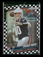 2025 Panini Prizm Black and White Checker Drake Maye #165