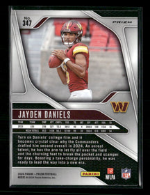 2024 Panini Prizm Silver Jayden Daniels Rookie #347