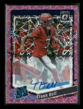 2023 Donruss Optic Rated Rookies Pink Velocity Tank Dell Rookie #/50 Auto #245