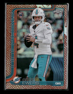 2025 Topps Chrome Football Leather Refractor Quinn Ewers Rookie #316