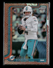2025 Topps Chrome Football Leather Refractor Quinn Ewers Rookie #316