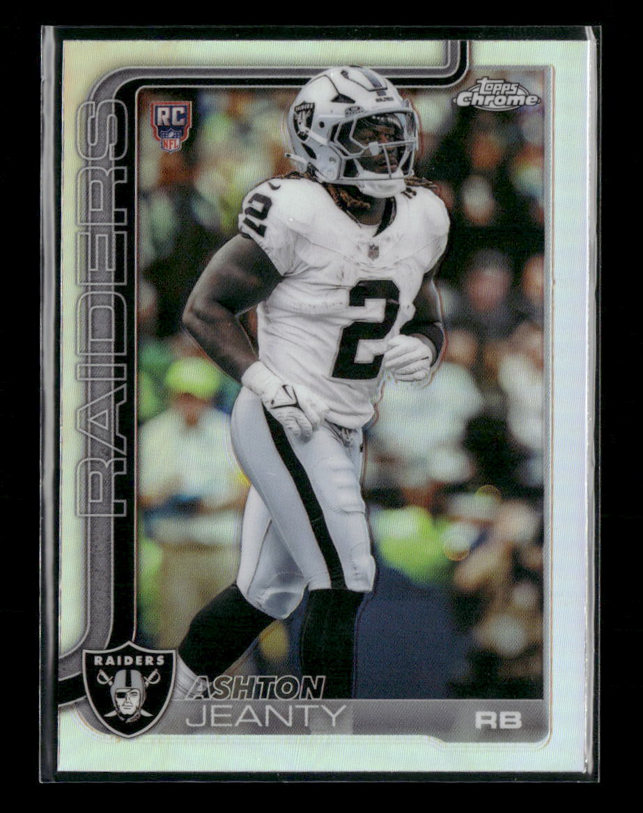 2025 Topps Chrome Refractor Ashton Jeanty Rookie #322