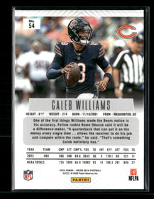 2024 Panini Prizm Deca Caleb Williams #54