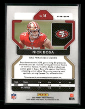 2021 Panini Prizm Autographs Prizm Silver Nick Bosa Auto #58