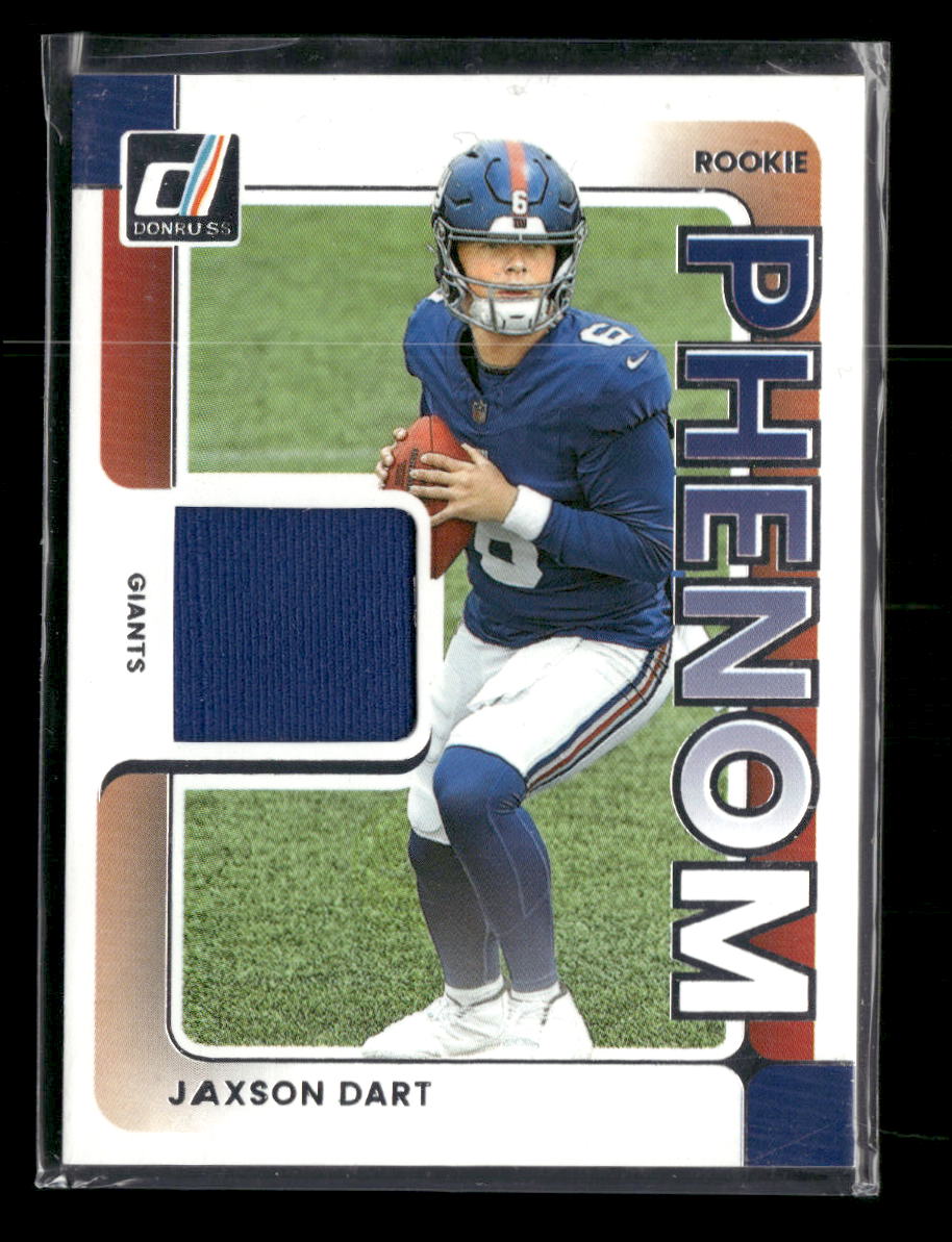 2025 Donruss Rookie Phenom Jerseys Jaxson Dart #RPJ-JDT