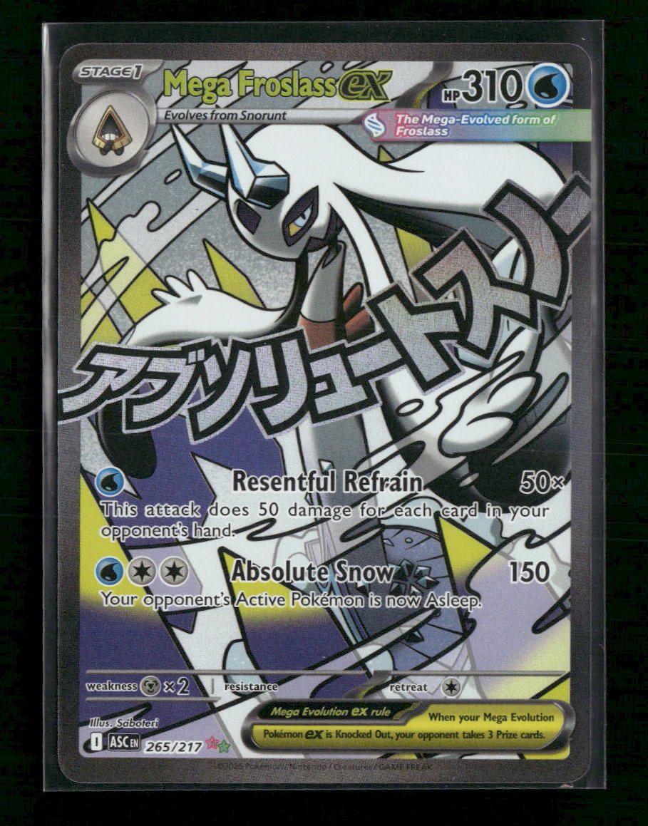 ME: Ascended Heroes Mega Froslass ex #265/217