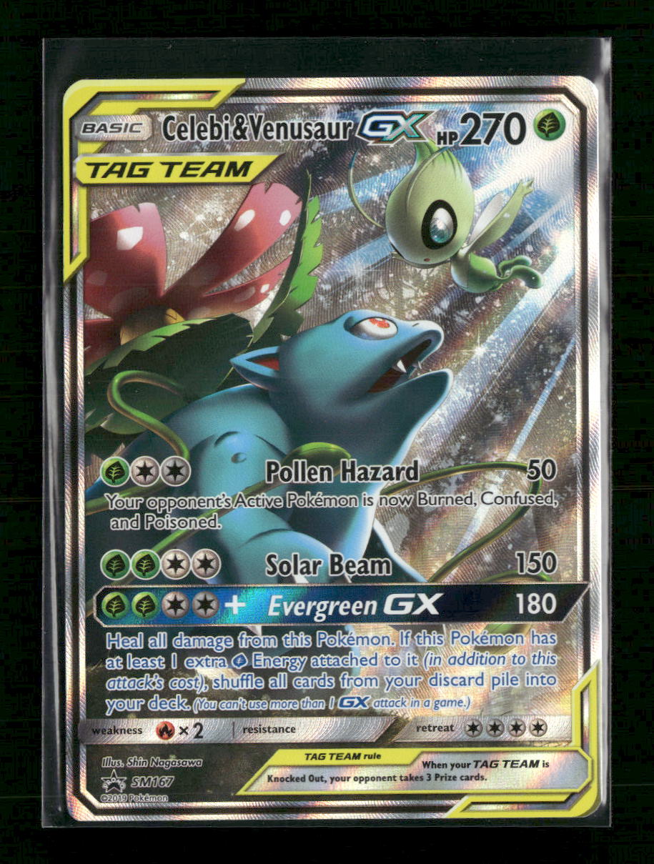 SM Promos Celebi & Venusaur GX #SM167