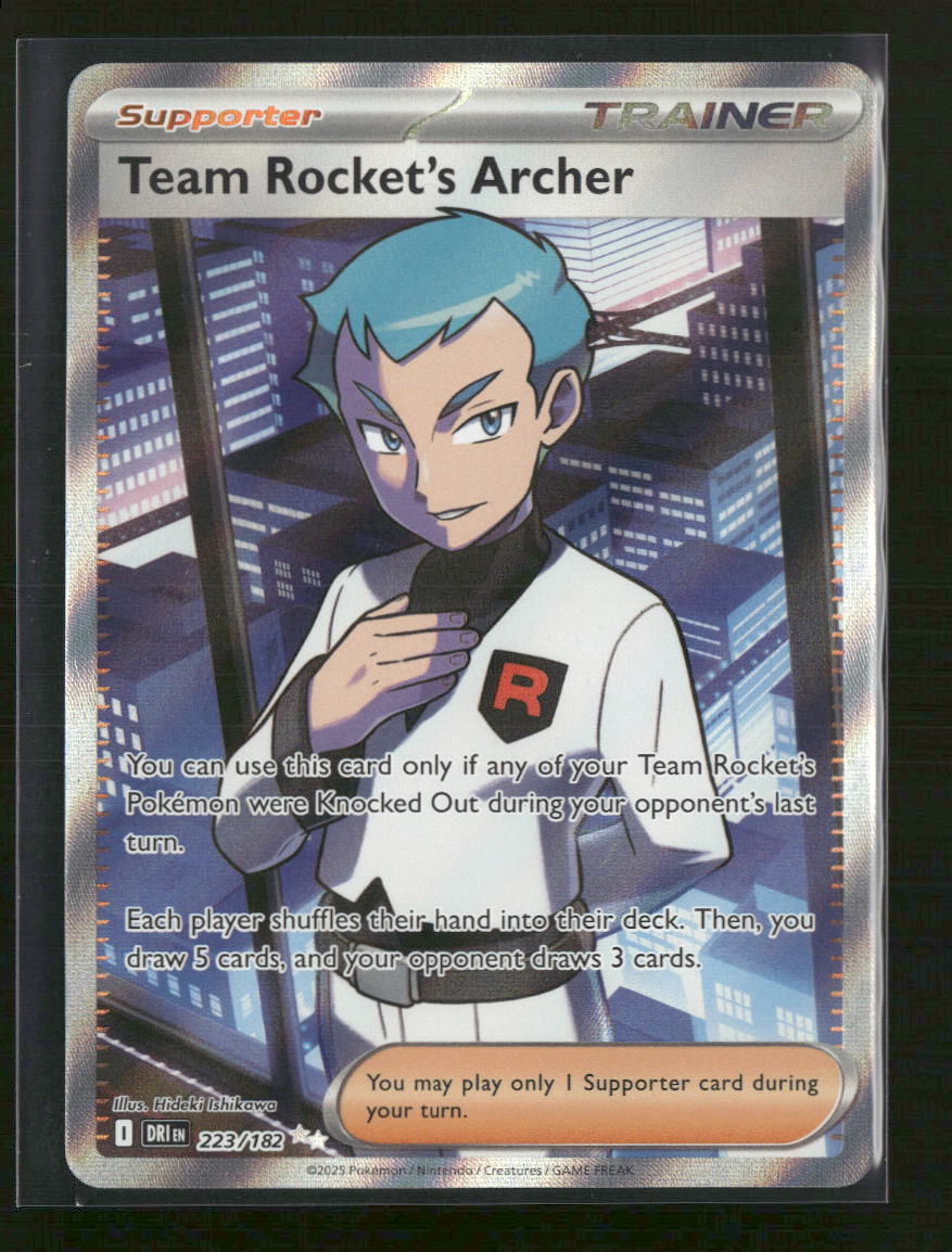 SV10: Destined Rivals Team Rocket's Archer #223/182