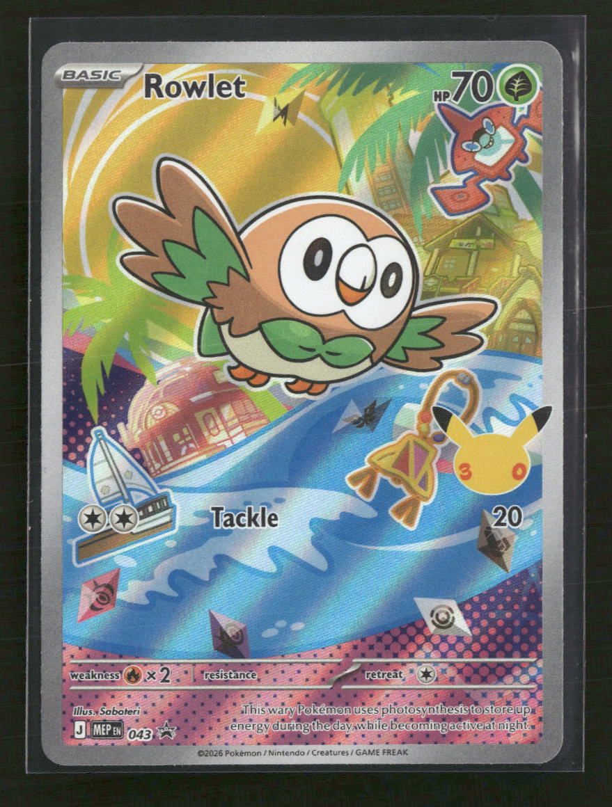 ME: Mega Evolution Promo Rowlet #043