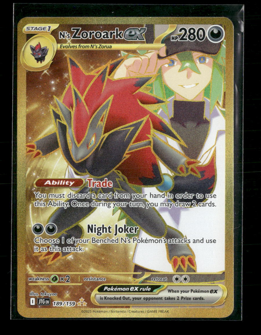 SV09: Journey Together N's Zoroark ex #189/159