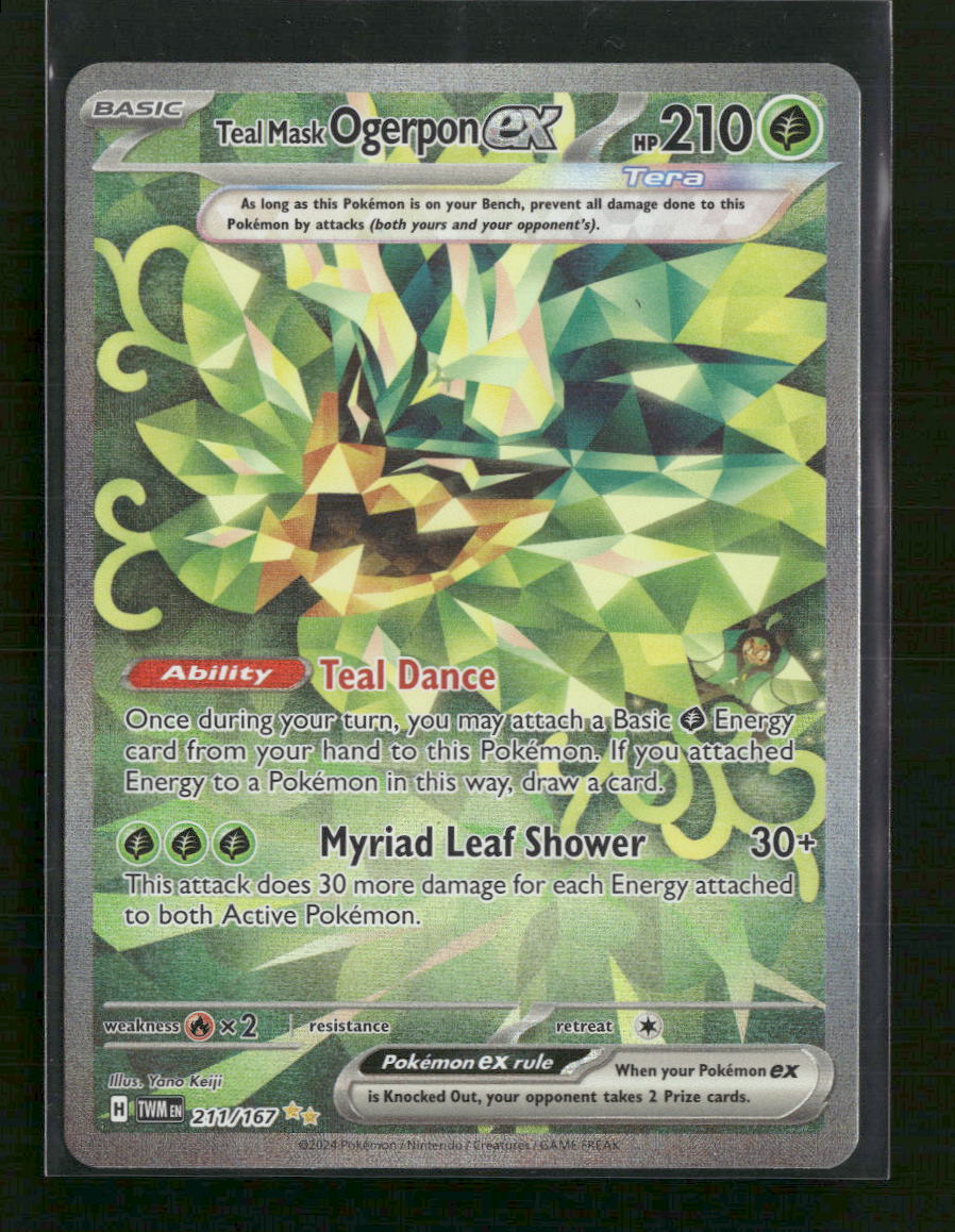 SV06: Twilight Masquerade Teal Mask Ogerpon ex #211/167