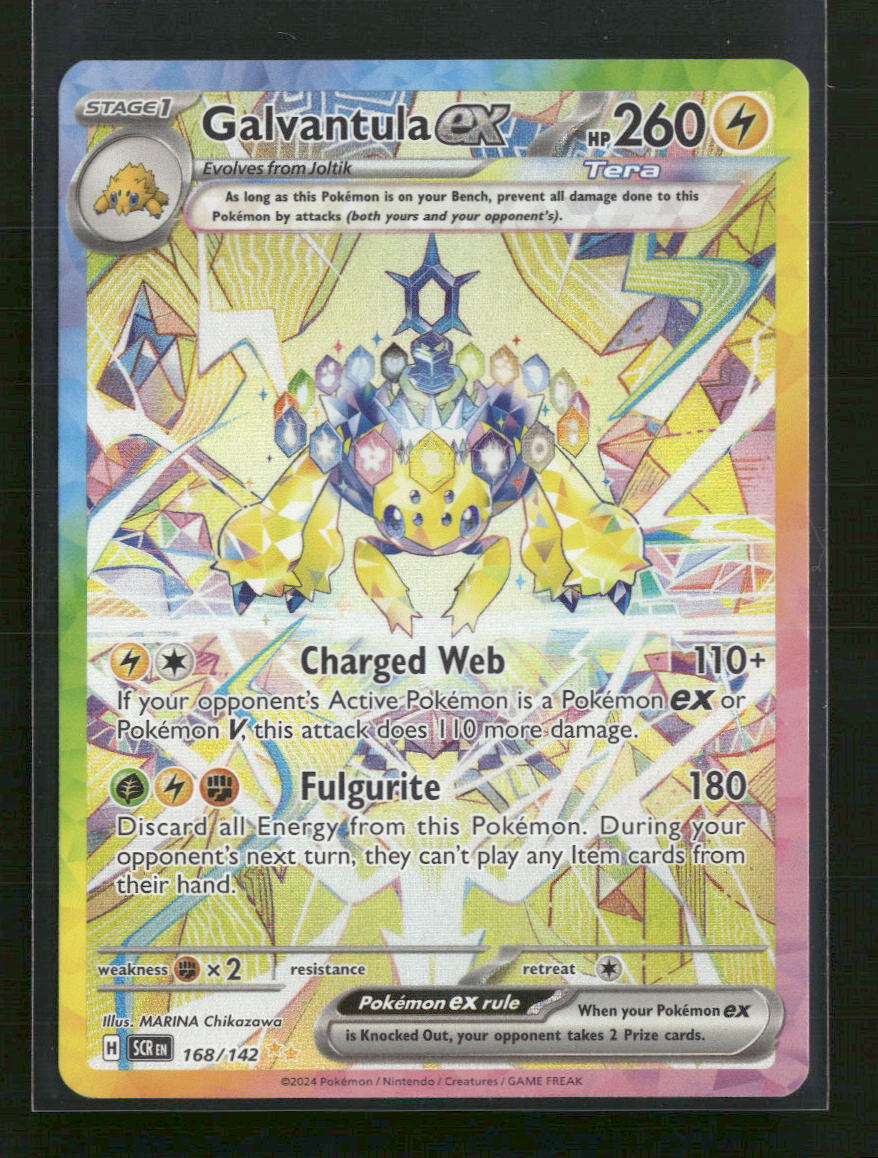 SV07: Stellar Crown Galvantula ex #168/142