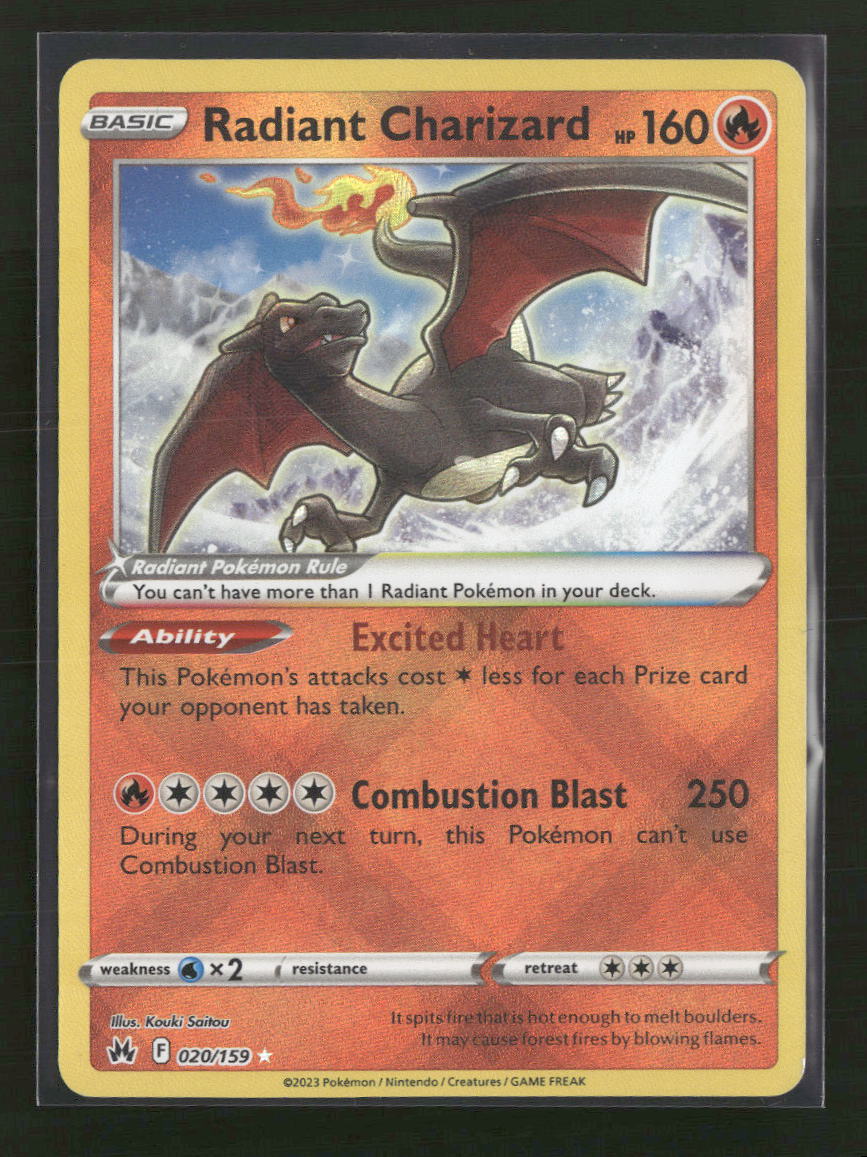 Crown Zenith Radiant Charizard #020/159