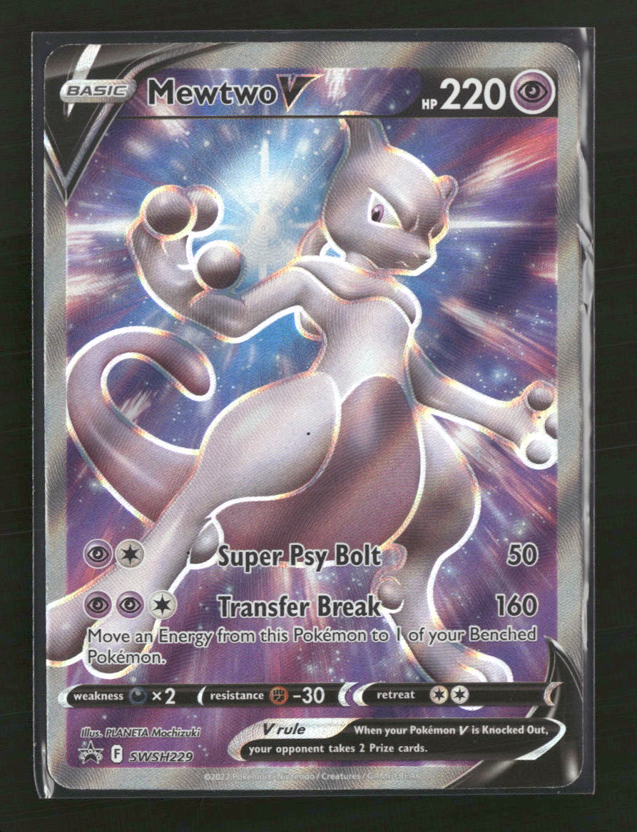 SWSH: Sword & Shield Promo Cards Mewtwo V #SWSH229