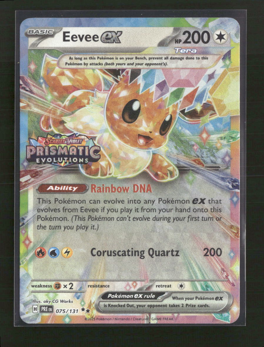 Miscellaneous Cards & Products Eevee ex #075/131