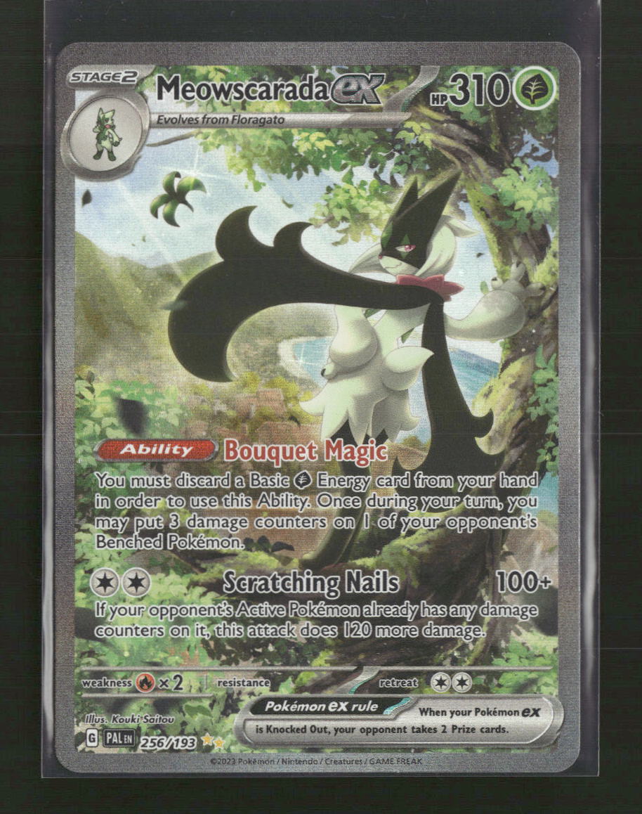 SV02: Paldea Evolved Meowscarada ex #256/193