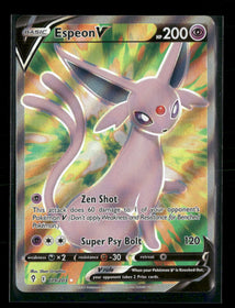 SWSH07: Evolving Skies Espeon V (Full Art) #179/203