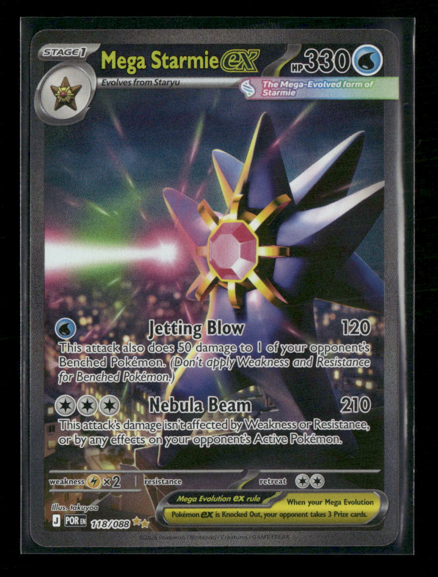 ME03: Perfect Order Mega Starmie ex #118/088