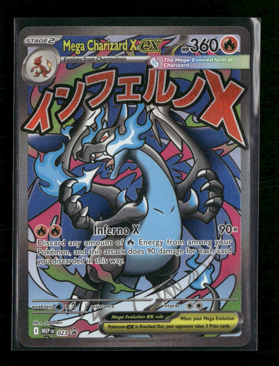 ME: Mega Evolution Promo Mega Charizard X ex #023