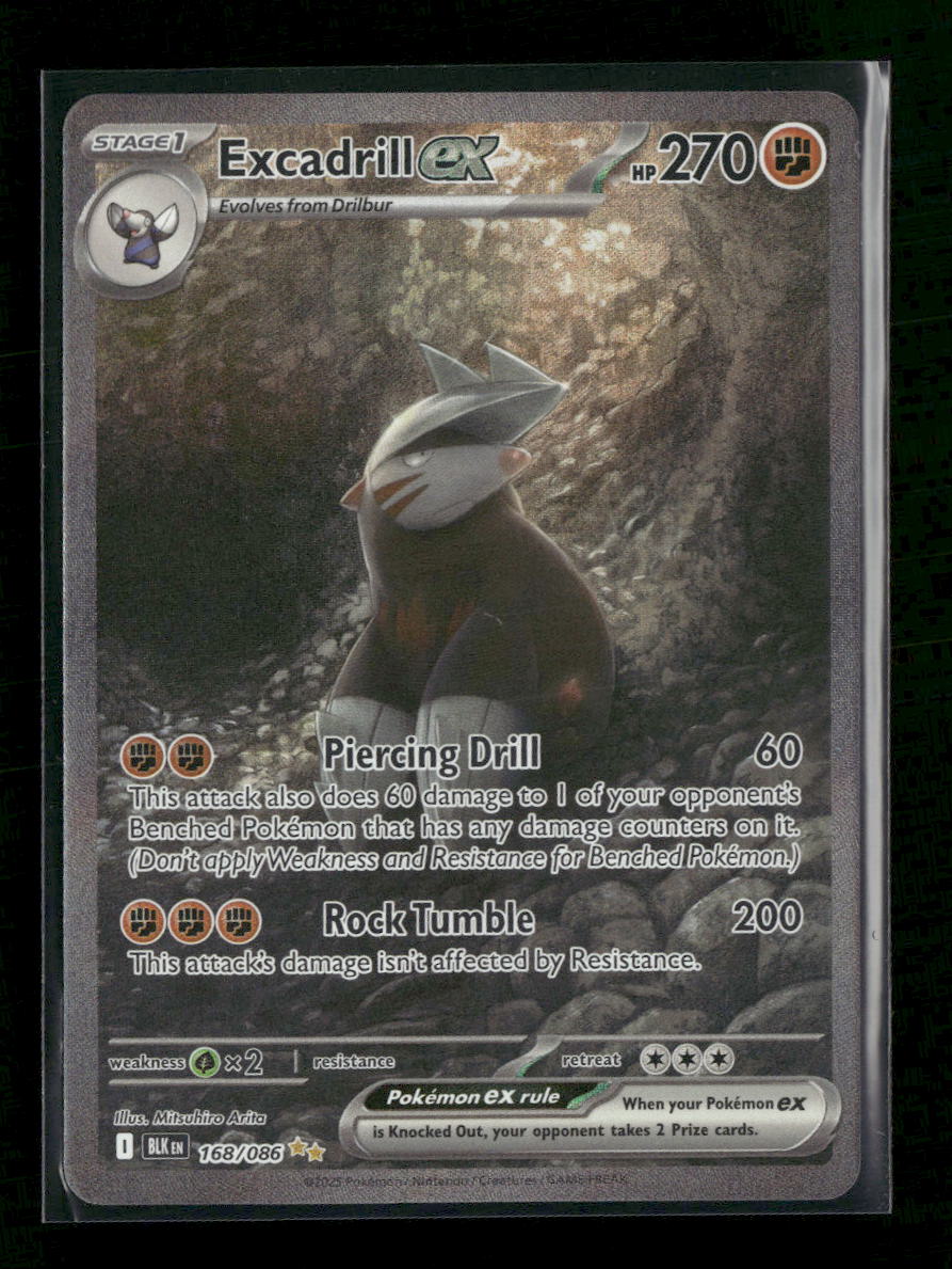 SV: Black Bolt Excadrill ex #168/086