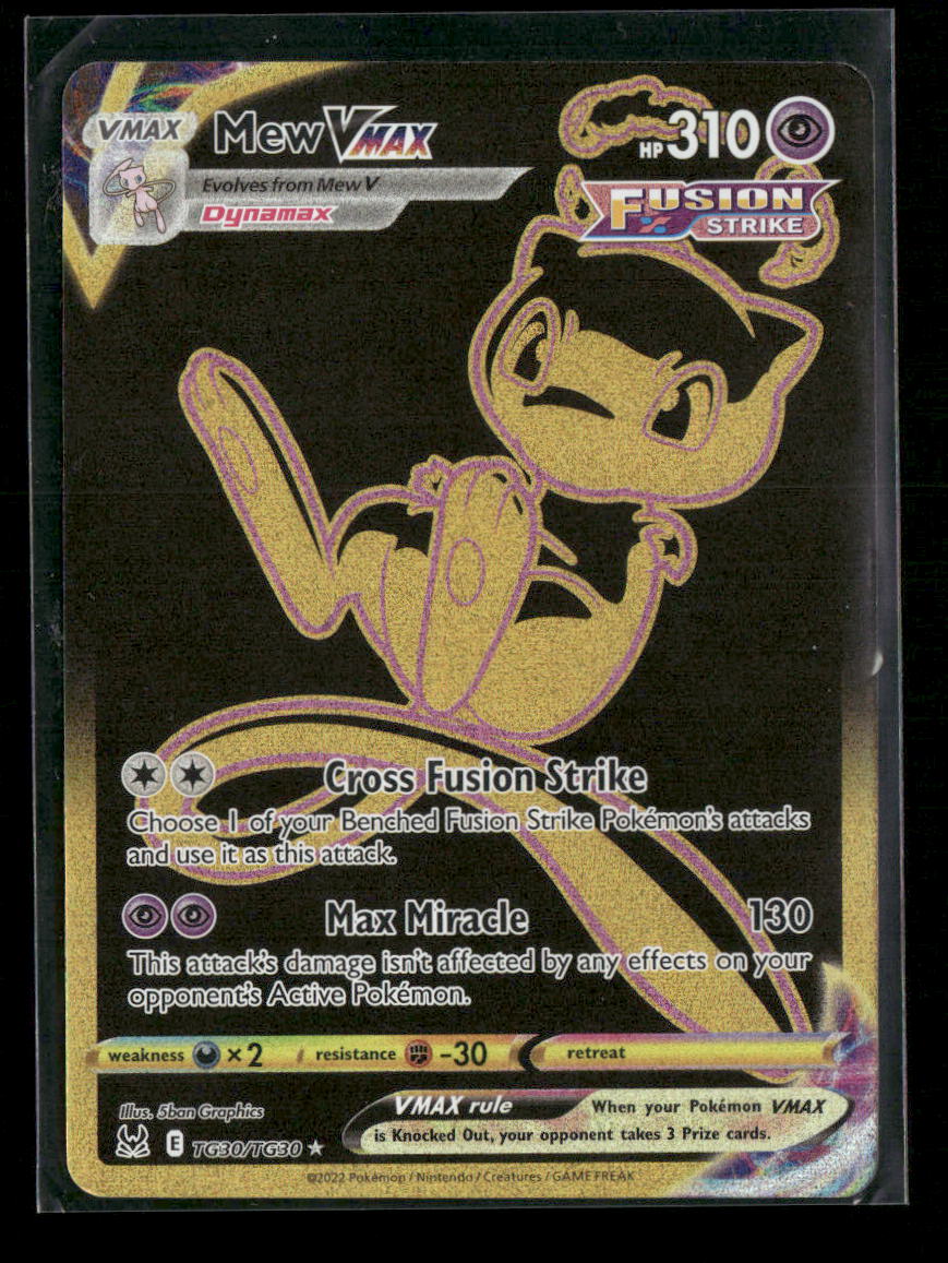 SWSH11: Lost Origin Trainer Gallery Mew VMAX (Secret) #TG30/TG30