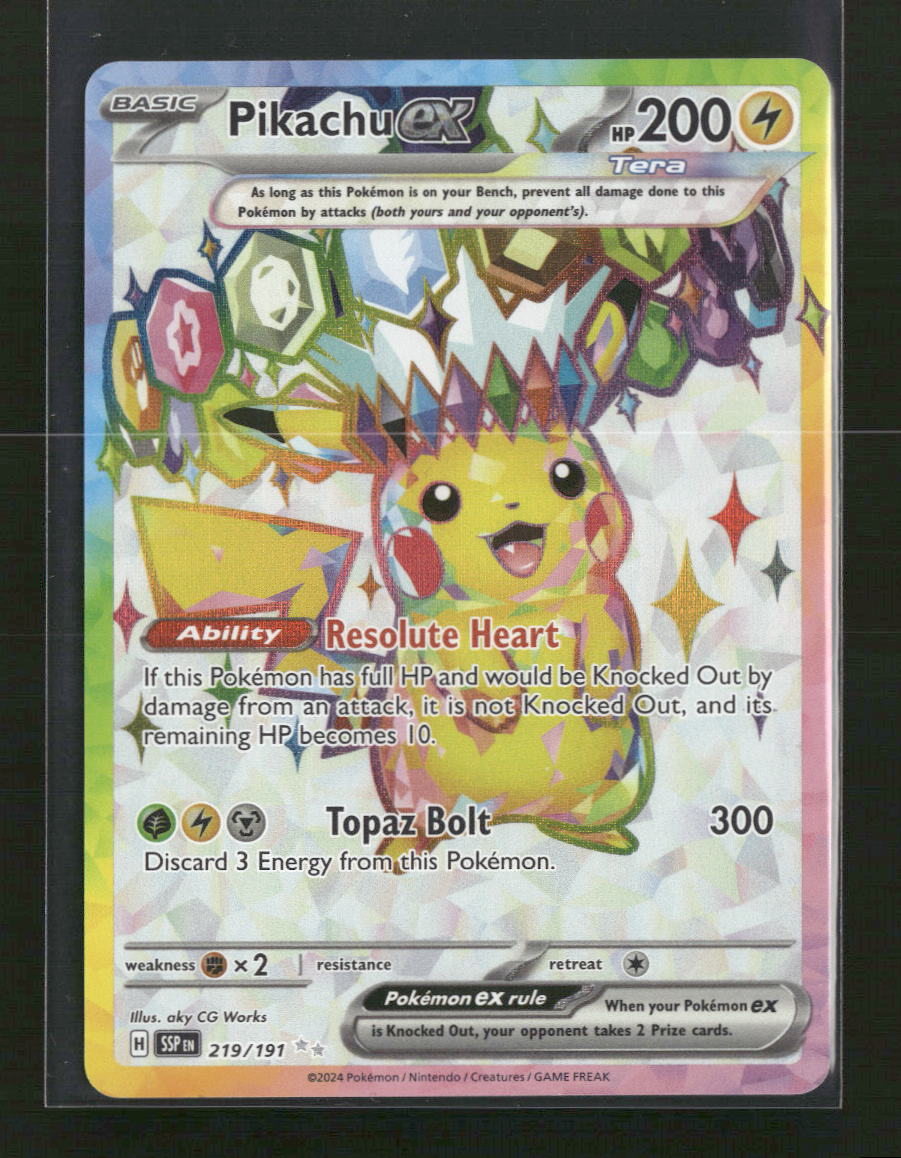 SV08: Surging Sparks Pikachu ex #219/191