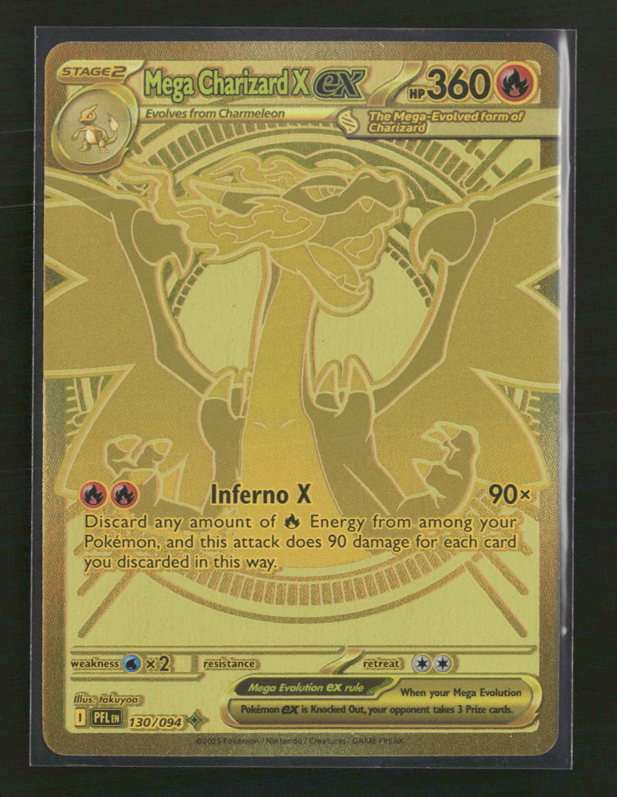 ME02: Phantasmal Flames Mega Charizard X ex #130/094