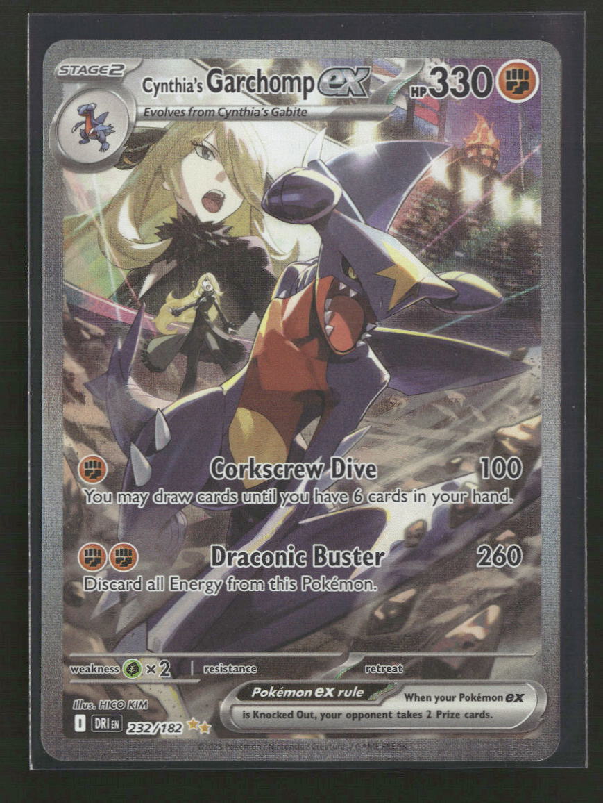 SV10: Destined Rivals Cynthia's Garchomp ex #232/182