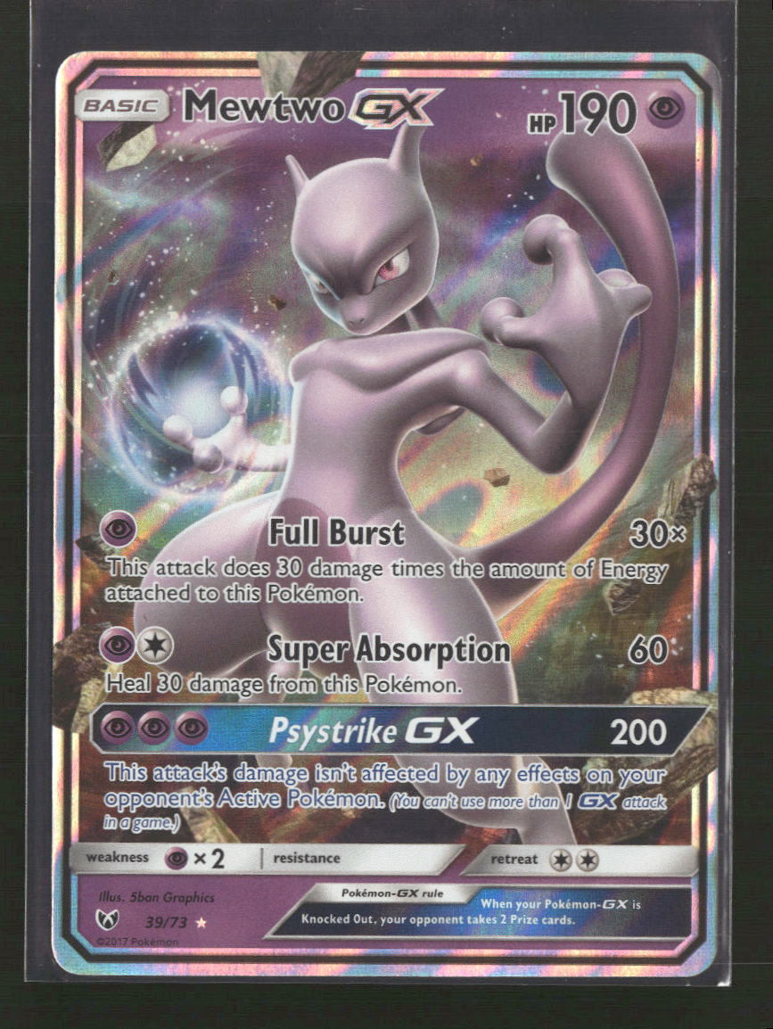 Shining Legends Mewtwo GX #39/73