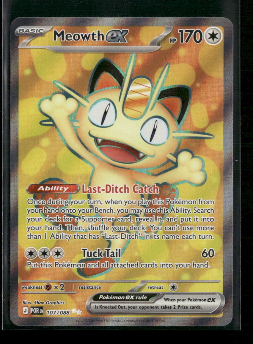 ME03: Perfect Order Meowth ex #107/088