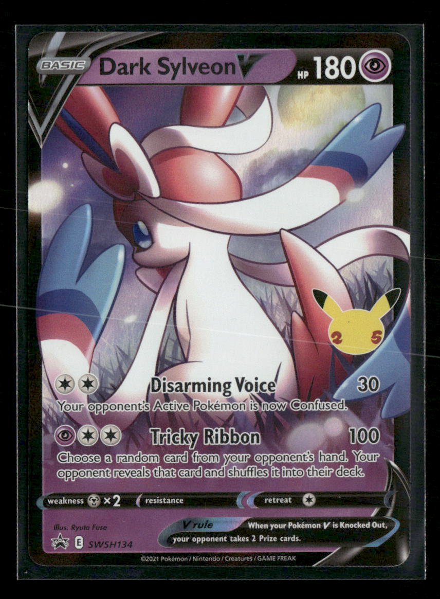 SWSH: Sword & Shield Promo Cards Dark Sylveon V #SWSH134