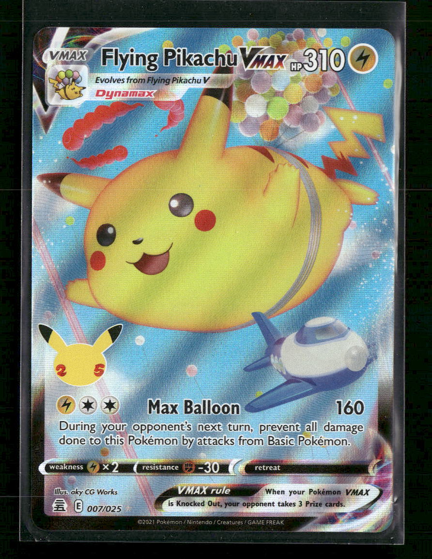 Celebrations Flying Pikachu VMAX #007/025