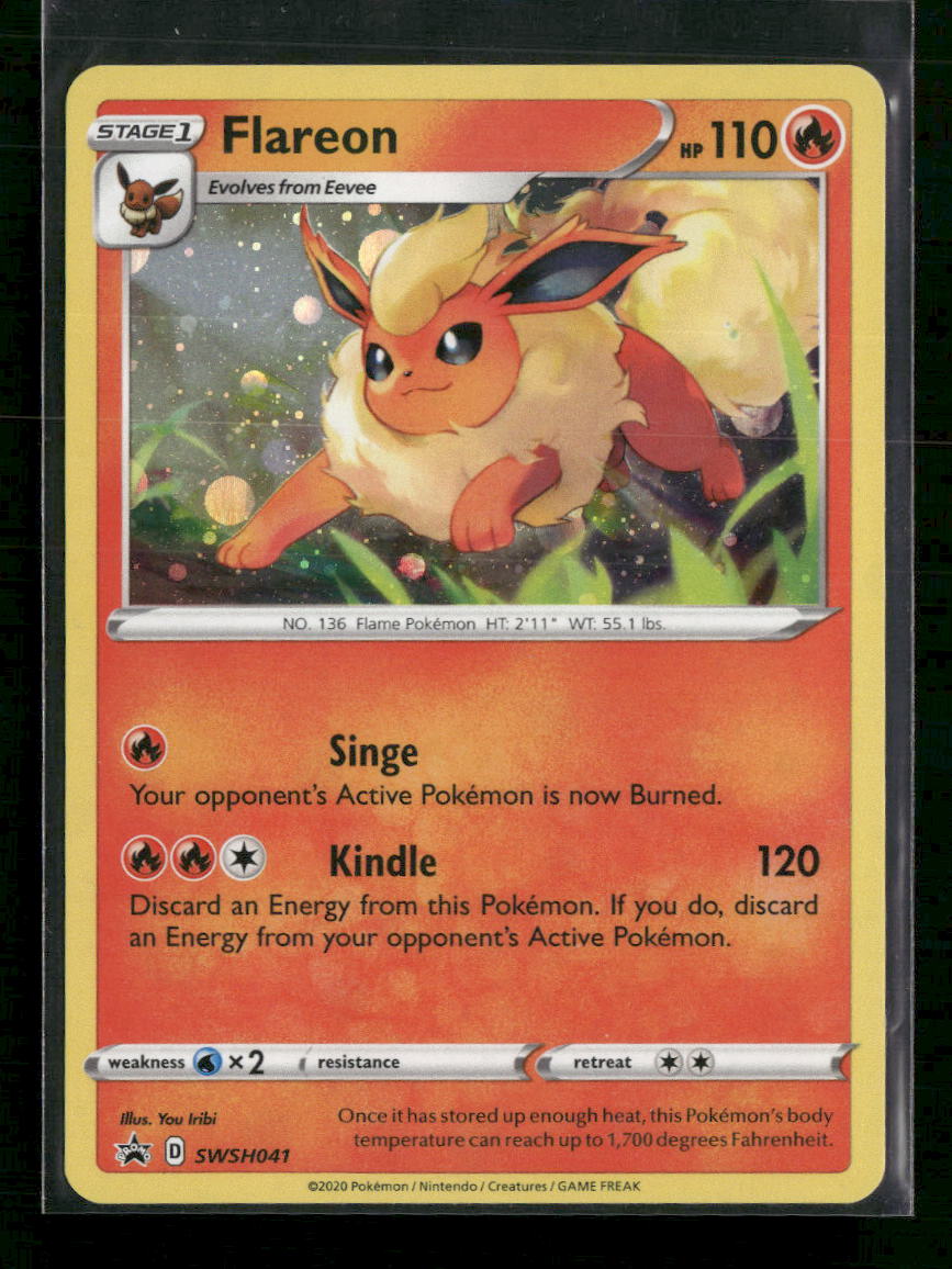 SWSH: Sword & Shield Promo Cards Flareon #SWSH041