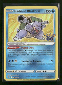 Pokemon GO Radiant Blastoise #018/078