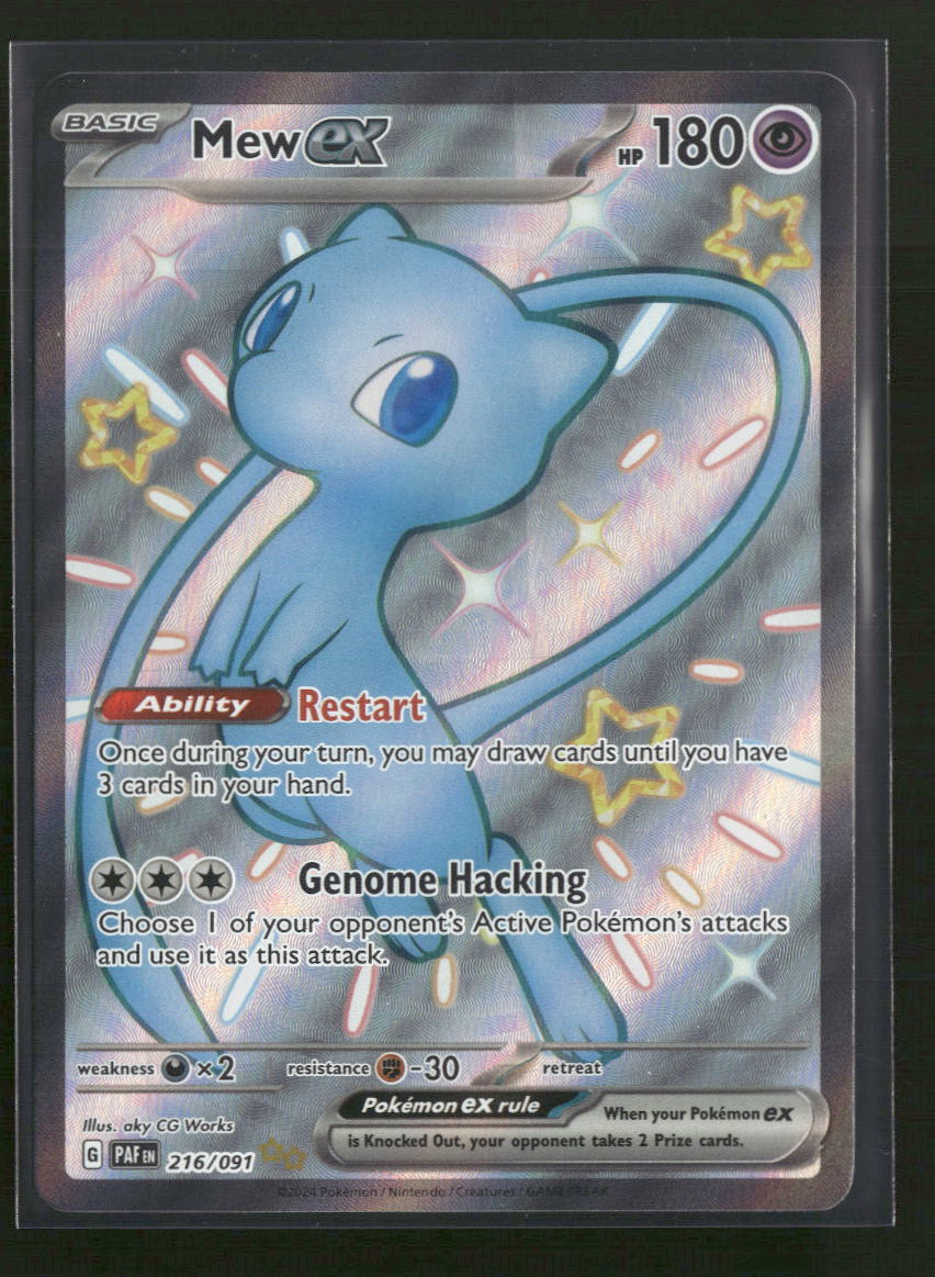 SV: Paldean Fates Mew ex #216/091