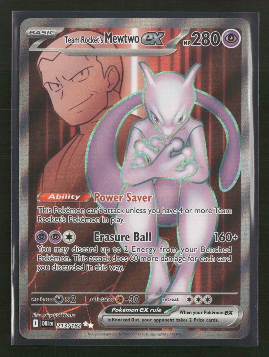SV10: Destined Rivals Team Rocket's Mewtwo ex #213/182