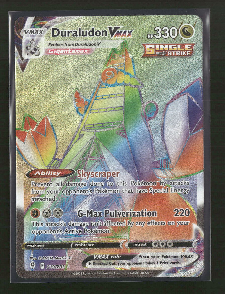 SWSH07: Evolving Skies Duraludon VMAX (Secret) #219/203