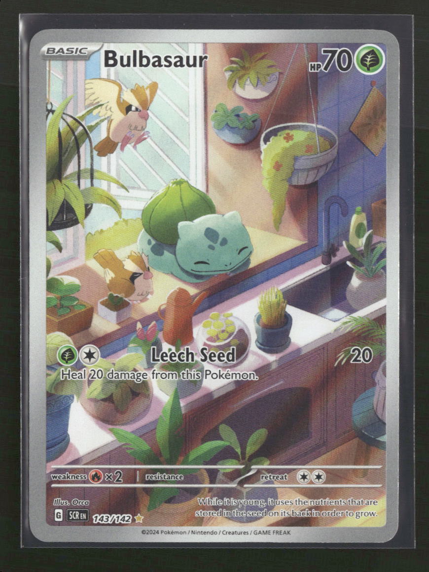 SV07: Stellar Crown Bulbasaur #143/142