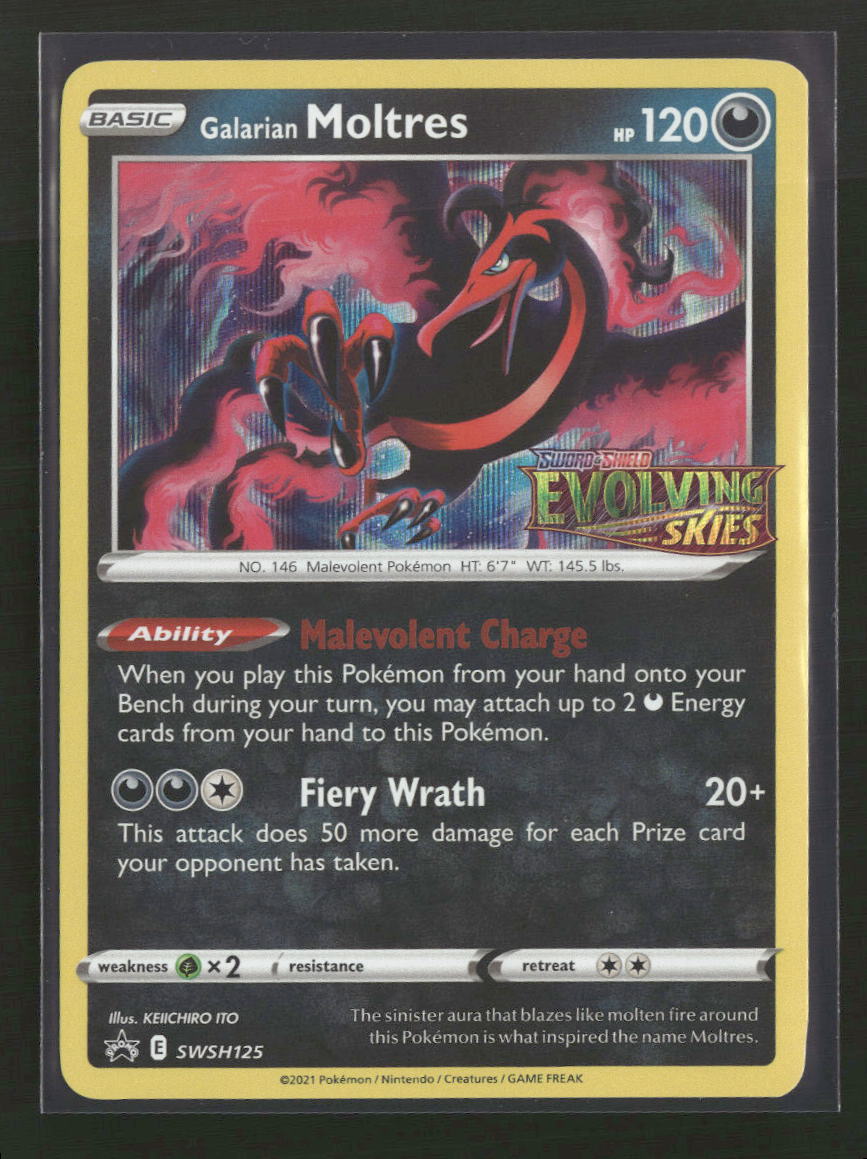 SWSH: Sword & Shield Promo Cards Galarian Moltres #SWSH125