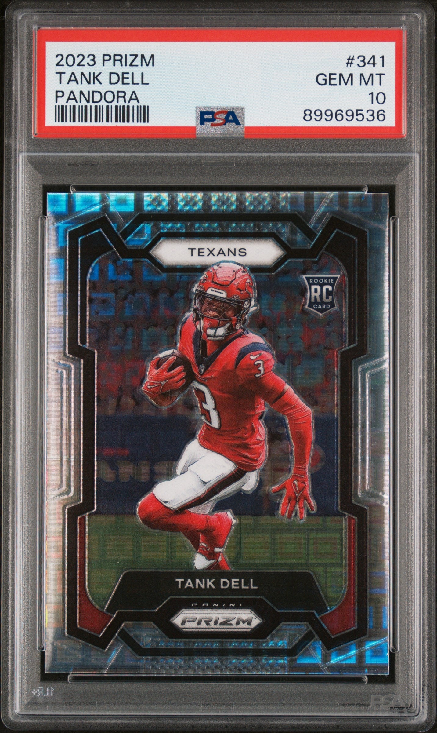 2023 Panini Prizm Pandora Tank Dell 10 PSA #341