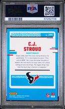 2023 Panini Donruss Optic Purple Shock Cj Stroud 10 PSA #244