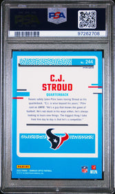 2023 Panini Donruss Optic Purple Shock Cj Stroud 10 PSA #244